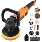 Kit de cera para carro de 8 velocidades do Buffer Polisher Protmex 1600W 7"/6"