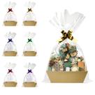 Kit de Cestas de Regalo Funsky 6 Cestas de Cartón Kraft con Asas