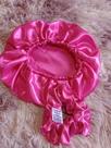 Kit de cetim rosa pink.
