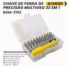 Kit de chave de fenda de alta precisão32 peças r smartphones, relógios, óculos bom-3102 - BomVink