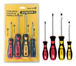 Kit De Chave De Fenda E Phillips 4 Peças