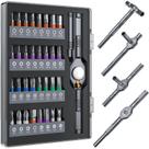 Kit de Chave de Fenda Magnética com Catraca em T 32 em 1 Wesdut Kit de Chave de Fenda Magnética com Catraca em T 32 em 1 Wesdut