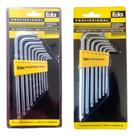 Kit De Chave Torx L 17pç Eda Com Furo Profissional T9 Ao T50