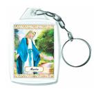 Kit De Chaveiros Acrílicos 3x4cm Para Eventos Maria Com 12 Unidades