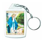 Kit De Chaveiros Acrílicos 3x4cm Para Eventos Maria Com 12 Unidades