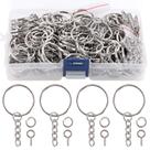 Kit de chaveiros Sweet 450 unidades com corrente e anel de salto Kit de chaveiros Sweet 450 unidades com corrente e anel de salto