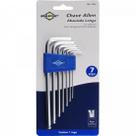 Kit de Chaves Hexagonais Abaula Longa Com 7 Peçasde 1.5 a 6mm Brasfort
