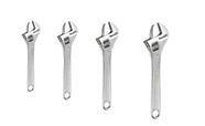 Kit De Chaves Inglesas 6 8 10 12 Polegadas Em Aço Carbono Ajustáveis Reforçadas