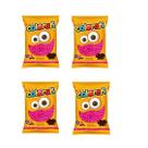 Kit de Chocolate Coloreti De Cor Rosa 300g Incluindo 4 Pcts