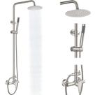 Kit de chuveiro externo GBBNE Brass Valve 8" Spray