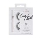 Kit de cílios Eylure Line e caneta Lash Clear Glue com Faux Mink Wispy