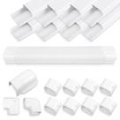 Kit de cobertura de conjunto de linha de PVC MOOITEK 4 4m para bombas centrais de ar condicionado e calor
