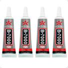 Kit De Cola B7000 110ML Liquida Alta Adesão Durabilidade Multiuso Profissional Translucida