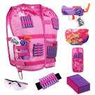 Kit de colete tático Hely Candy Girls com Blaster Nerf Purple
