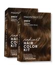 Kit de coloração de cabelo Madison Reed Radiant 6NGV Medium Golden Brown