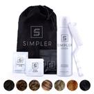 Kit de Coloração de Cabelo Simpler para Homens - Cobertura Total dos Cabelos Brancos (Marrom e Preto)