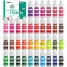 Kit de Colorantes Alimentarios SigWong 36 Colores Neon Líquidos 6 ml