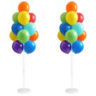 Kit de coluna de balão IMISNO para piso, conjunto de 2 multicoloridos