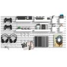 Kit de combinação Pegboard VEOFEMLEA 8 Peg Boards 30 acessórios