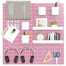 Kit de combinação Pegboard VEOFEMLEA com 4 Pegboards e 20 acessórios