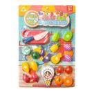Kit de Comida de Brinquedo Frutas e Legumes Domni