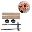 Kit de comida japonesa bambu YOKOHAMA 8 peças