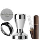 Kit de Compactador para Espresso JOEZEST 51 mm em Aço Inoxidável