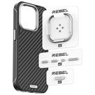 Kit de componentes metálicos para iPhone Pro Max REBEL GEN6/GEN5 prateado