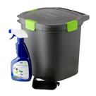 Kit de compostor Bokashi, caixa interna hermética de 14 litros