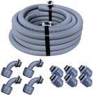 Kit de conduíte elétrico flexível à prova de líquido de 1/2" 30m à prova de líquido