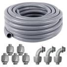 Kit de conduítes elétricos Ansgery 3/4 polegadas 25 pés com conectores