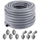 Kit de condutas elétricas Ansgery de 1 polegada e 100 pés com acessórios Kit de condutas elétricas Ansgery de 1 polegada e 100 pés com acessórios