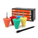 Kit de Cone de Polimento SPTA com 5 Esponjas para Politriz