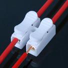 Kit de Conector de Pressão Emenda Dupla Para Fios Conector Engate Rápido