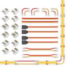 Kit de conectores BTF-LIGHTING FCOB 10 mm 3PIN JST com fio Kit de conectores BTF-LIGHTING FCOB 10 mm 3PIN JST com fio