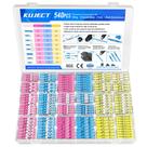 Kit de conectores de fio Kuject 540PCS termorretrátil à prova d'água Kit de conectores de fio Kuject 540PCS termorretrátil à prova d'água