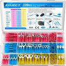 Kit de conectores de fio termorretrátil Kuject 320PCS à prova d'água