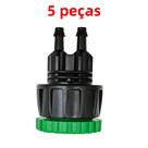 Kit De Conectores De Mangueira De Jardim De Plástico Com 5 Peças, Adaptador De Torneira Para Lavagem