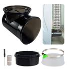 Kit de conectores de mangueira de ventilação do secador, cotovelo de 90 graus CAT SO RICH