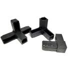 Kit de Conectores de Plástico para Metalon 25x25 mm - Modelos L, Y e S4