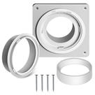 Kit de conectores de ventilação do secador Senshare Dryer Vent Wall Plate de 4 polegadas