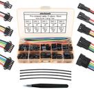 Kit de conectores elechawk SM 2,5 mm macho fêmea com cabos 90 unidades