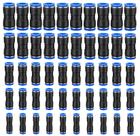Kit de conectores pneumáticos WAFJAMF 50 peças Straight Push