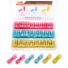 Kit de conectores Spade HKS 200PCS AWG 22-10 fêmea com termorretrátil