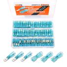 Kit de conectores Spade HKS Blue AWG 16-14 com termorretrátil, 200 unidades