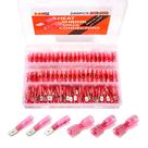 Kit de conectores Spade HKS Red AWG 22-16 com termorretrátil, 200 unidades