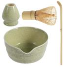 Kit de conjunto de chá Matcha Taça de chá Matcha genérica 500 mL com batedor