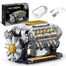 Kit de construção BSEsparklion V8, modelo de motor, brinquedo com 692 peças