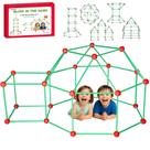 Kit de Construção de Fortes Awsoo Brilha no Escuro STEM Brinquedo 52 Varetas