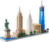 Kit de construção de modelos BIDIUTOY Architecture New York City com 3452 unidades